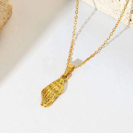 201 Stainless Steel Pendant Necklaces WGE4224-02-1
