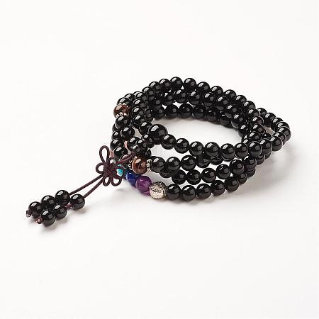 Yoga Chakra Jewelry BJEW-G554-05D-1