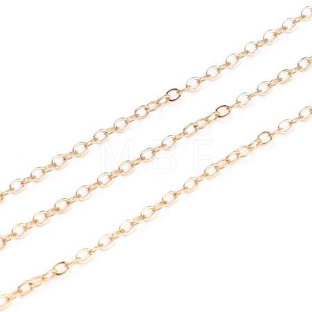 Brass Cable Chains X-KK-S332-18G-1