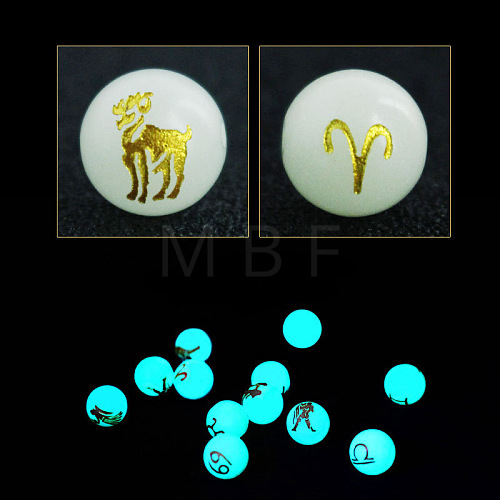 Luminous Style Glass Beads LUMI-PW0003-08A-1