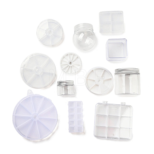 (Defective Closeout Sale: Some Scratched) Plastic Bead Storage Containers CON-XCP0001-22-1
