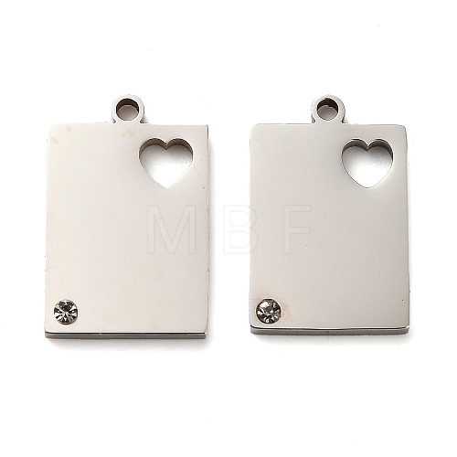 304 Stainless Steel Pendants STAS-H438-11P-1