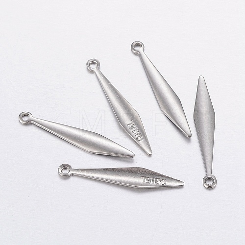 Non-Tarnish 316 Surgical Stainless Steel Pendants X-STAS-P198-04-1