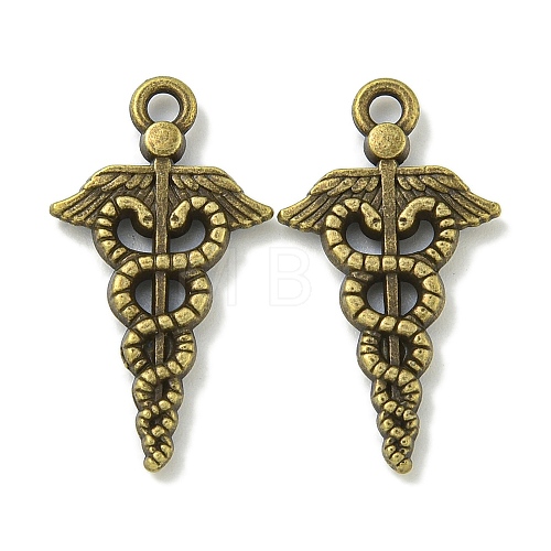 Tibetan Style Alloy Pendants TIBE-I026-6007AB-1