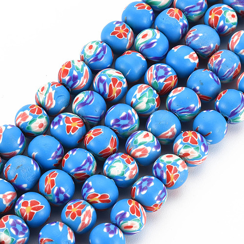 Handmade Polymer Clay Beads Strands CLAY-N008-055-06-1
