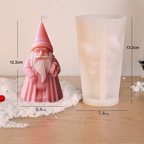 Christmas Theme Food Grade Silicone Candle Molds PW-WG6E80E-07-1