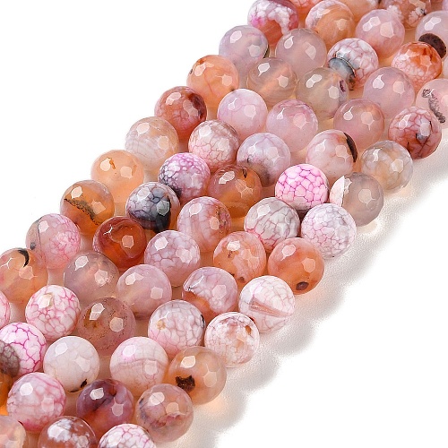 Natural Agate Beads Strands G-M437-C01-01D-1