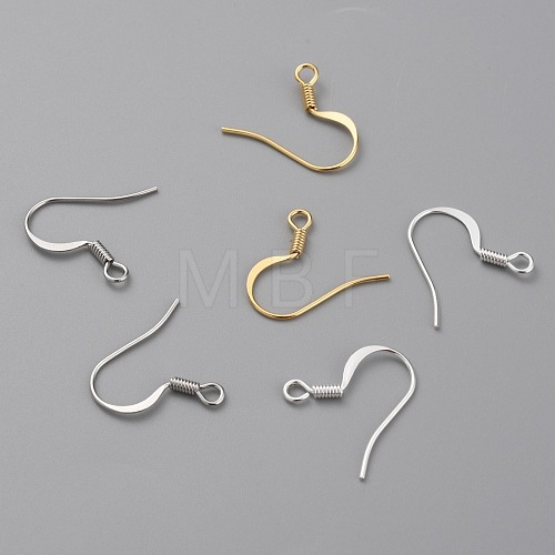 Brass Earring Hooks KK-O131-08-1