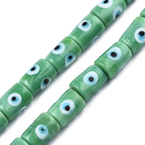 Handmade Evil Eye Lampwork Beads LAMP-N029-013F-1