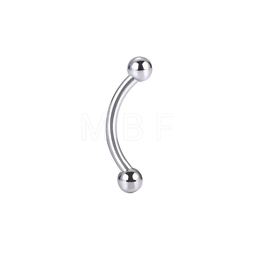 Titanium Alloy Round Curved Barbells Eyebrow Rings WGE70A8-03-1