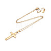 304 Stainless Steel Pendant Necklaces NJEW-T018-30G-3