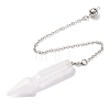 Natural Quartz Crystal Pointed Dowsing Pendulums G-Q184-04E-P-2