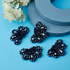 4Pcs Glass Rhinestone Sew on Ornament Accessories FIND-CP0001-09-5