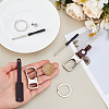 2Bags Rectangle Cowhide Tape Keychains KEYC-ME0001-21A-3