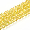 Baking Paint Transparent Glass Beads X1-DGLA-N006-8mm-04-1