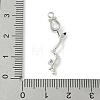Brass Micro Pave Cubic Zirconia Pendants KK-M326-13D-P-3