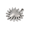 304 Stainless Steel Pendants LS-STAS-D366-01K-P-2