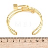 Brass Knot Open Cuff Bangles for Women KK-CBA5A76-03G-5