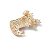 Christmas Alloy Rhinestone Brooch for Backpack Clothes JEWB-I045-01KCG-03-2