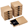 Cardboard Jewelry Set Storage Drawer Boxes CON-WH0112-007A-1