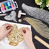 2 Sets 2 Colors Lace Embroidery Costume Accessories DIY-BC0009-38-3