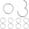 10Pcs 316L Stainless Steel Sleeper Earrings EJEW-BBC0001-56D-1