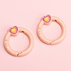 Alloy Enamel Spring Gate Rings PW-WG74BFF-06-1