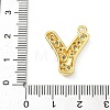 Brass Micro Pave Clear Cubic Zirconia Pendants KK-I476-02G-Y-3