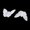 Plating Opaque Acrylic Imitation Shell Beads OACR-P039-02B-2