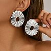 Alloy & Iron Stud Earrings FS-WGF0711-06-1