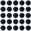 2 Strands Round Natural Black Onyx(Dyed & Heated) Beads Strands G-SP0001-24-1