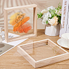 Wooden Picture Frame with Transparent Acrylic Blank Sheet AJEW-WH0528-27-5