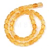 Transparent Glass Beads Strands GL-A001-01A-5