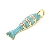 Brass Enamel Pendants KK-H527-05A-G01-2
