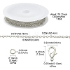 DIY Chain Bracelet Necklace Making Kit DIY-YW0007-05P-3