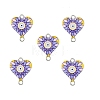 Alloy Enamel Connector Charms ENAM-CJC0001-08P-P-1
