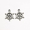 Tibetan Style Alloy Rudder Helm Pendants TIBEP-O009-08-1
