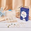 SUNNYCLUE DIY Green Earring Making Kits DIY-SC0014-12G-7