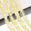 Natural Lemon Quartz(Heated) Beads Strands G-G980-52B-1
