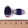 Handmade Millefiori Glass Barrel Beads LA-N002-09E-3