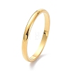 2mm Polished Plain Dome Finger Ring for Girl Women RJEW-C012-05B-G-3