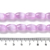 Macaron Color Natural Selenite Beads Strands G-B102-A01-04-4