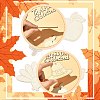 Thanksgiving Day Theme Unfinished Wood Cutouts WOOD-CJC0009-03-3