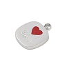 304 Stainless Steel Enamel Charms STAS-I325-056P-2