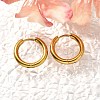 304 Stainless Steel Hoop Earrings for Women EJEW-M068-15H-G-3