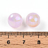 Electroplate Pearlized Glass Pearl Beads EGLA-T021-14C-09-3