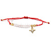 304 Stainless Steel Cross Charm Bracelets LS-NZ8647-4-1
