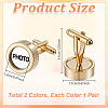 Stainless Steel Cufflinks DIY-GA0009-92-2