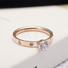 201 Stainless Steel Rhinestone Finger Rings for Women FS-WGA8964-03-1
