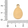 304 Stainless Steel Pendant Cabochon Settings STAS-D264-08B-G-3